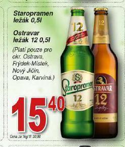 Hruška Pivo ostravar nabídka