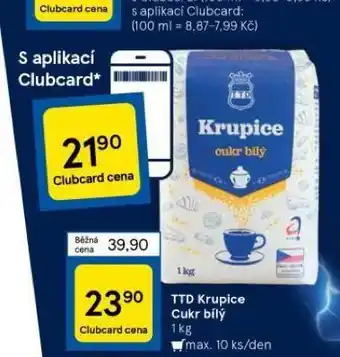 Tesco Cukr kurpice nabídka