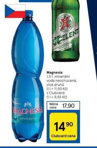 Tesco Magnesia nabídka