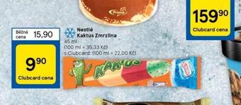 Tesco Nestlé kaktus zmrzlina nabídka
