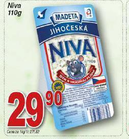 Hruška Niva sýr nabídka