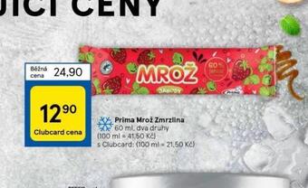 Tesco Prima mrož zmrzlina nabídka