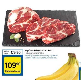 Tesco Vepřová krkovice bez kosti nabídka
