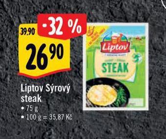 Albert Liptov sýrový steak nabídka