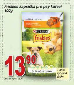 Hruška Friskies kapsičky pro psy nabídka