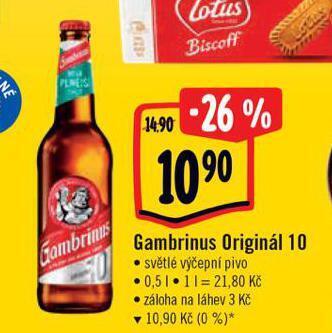 Albert Pivo gambrinus nabídka