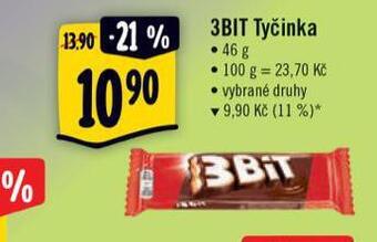 3bit čokoládová tyčinka