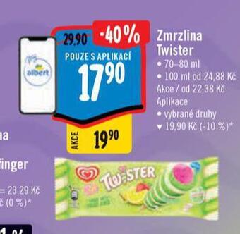 Albert Zmrzlina twister nabídka