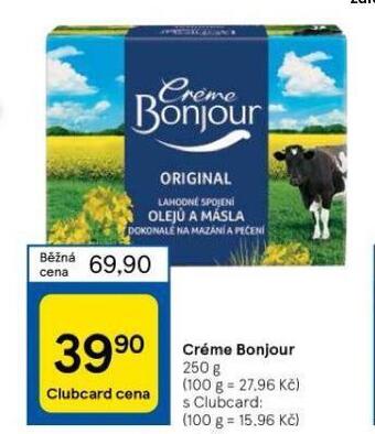 Tesco Créme bonjour nabídka