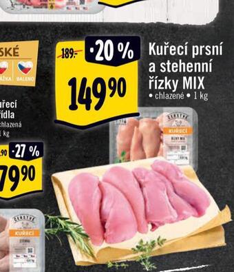 Albert Kuřecí prsní a stehenní řízky nabídka