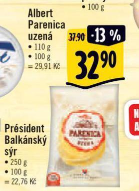 Albert Parenica uzená nabídka