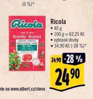 Albert Ricola nabídka