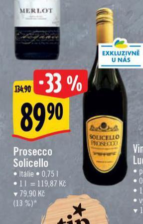 Albert Prosecco solicello nabídka