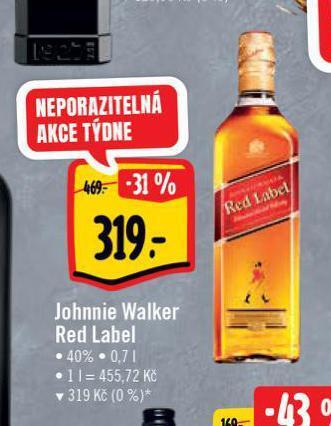 Albert Johnnie walker red label nabídka