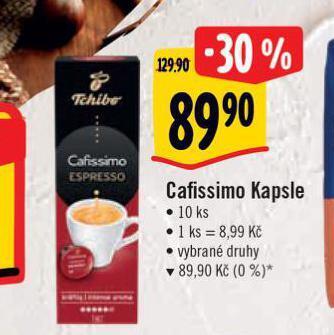 Albert Kávové kapsle cafissimo nabídka