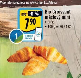 Albert Bio croissant máslový mini nabídka