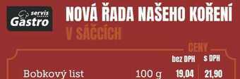 Jip Gastro servis bobkový list, 100 g nabídka