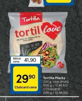 Tesco Tortilla placky nabídka