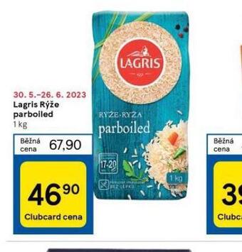 Tesco Lagris rýže parboiled nabídka