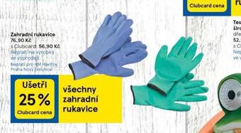 Tesco Zahradní rukavice nabídka