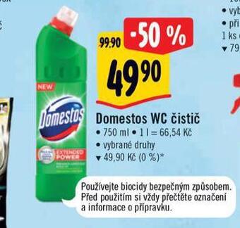 Albert Domestos wc čistič nabídka