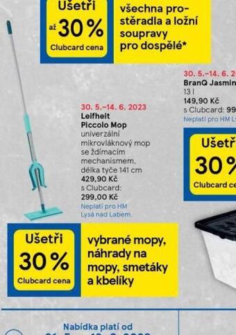 Tesco Leifheit piccolo mop nabídka