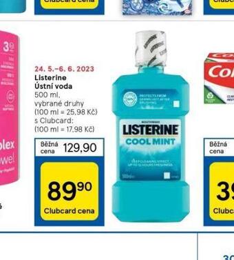 Tesco Listerine ústní voda nabídka