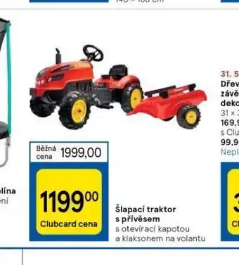 Tesco Slapací traktor s přívěsem nabídka