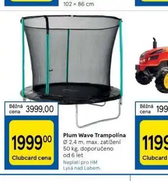 Tesco Plum wavw trampolína nabídka