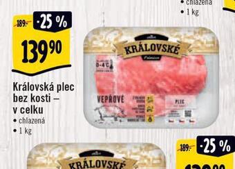 Albert Královská plec bez kosti nabídka