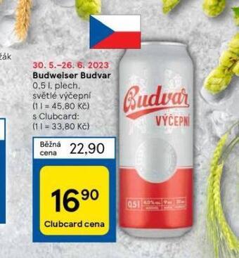 Tesco Pivo budweiser budvar original nabídka