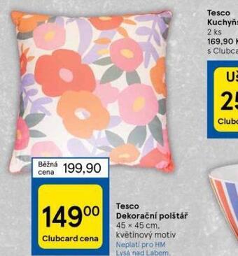 Tesco Tesco dekorační polštář nabídka