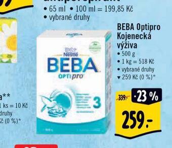 Albert Beba kojenecká výživa nabídka