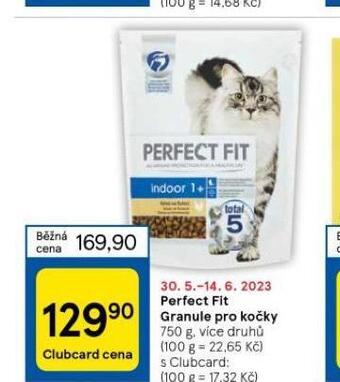Tesco Perfect fit granule pro kočky nabídka