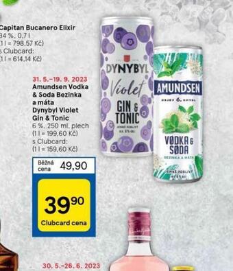 Tesco Dynybyl violet gin&tonic nabídka
