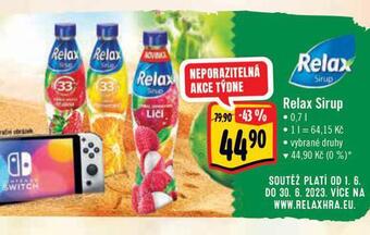 Albert Relax sirup nabídka
