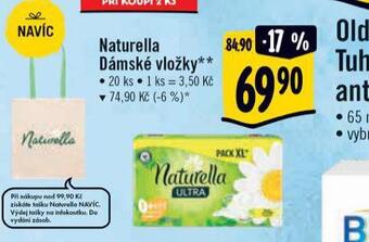 Albert Naturella dámské vložky nabídka