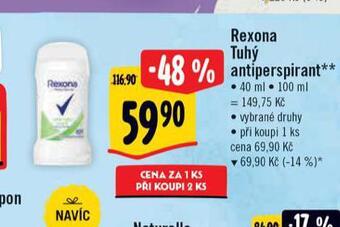 Albert Rexona antiperspirant nabídka