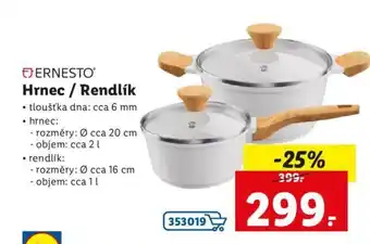 Lidl Hrnec / Rendlík nabídka