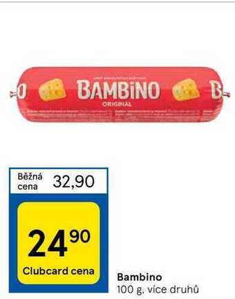 Tesco Bambino 100 g nabídka