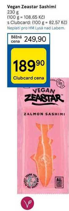 Tesco Vegan zeastar sashimi 230 g nabídka
