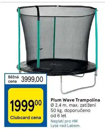 Tesco Plum wave trampolína nabídka