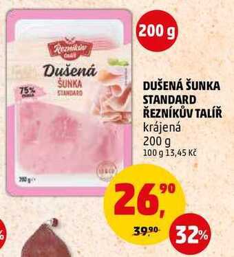 Penny Market Dušená šunka standard řezníkův talíř, 200 g nabídka