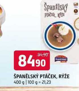 Terno Španělský ptáček, rýže 400 g nabídka