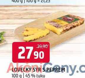Terno Lovecký sýr s pepřem 100 g nabídka