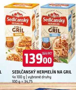 Terno Sedlčanský hermelín na gril 4x 100 g nabídka