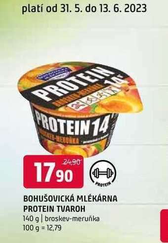 Terno Bohušovická mlékárna protein tvaroh 140 g nabídka