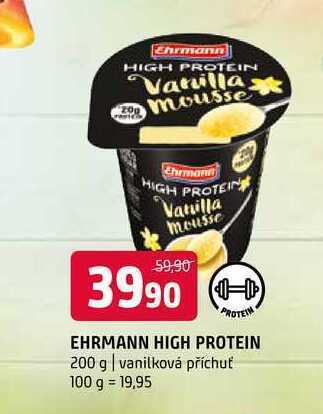 Terno Ehrmann high protein 200 g nabídka