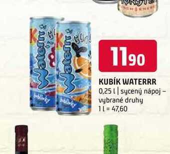 Terno Kubík waterrr 0,25l nabídka