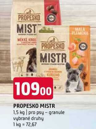 Terno Propesko mistr 1,5 kg | pro psy - granule nabídka